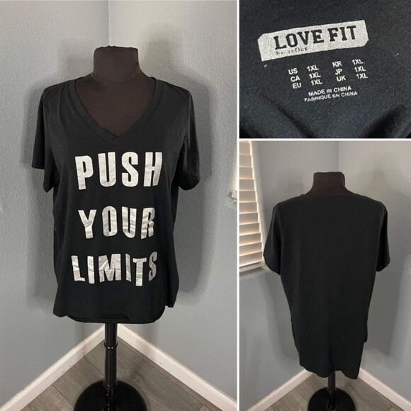 This Love Fit - Push Your Limited Tee Shirt 👕 1X - Picture 1 of 1